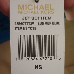 Michael Kors Turquoise Beach Bag